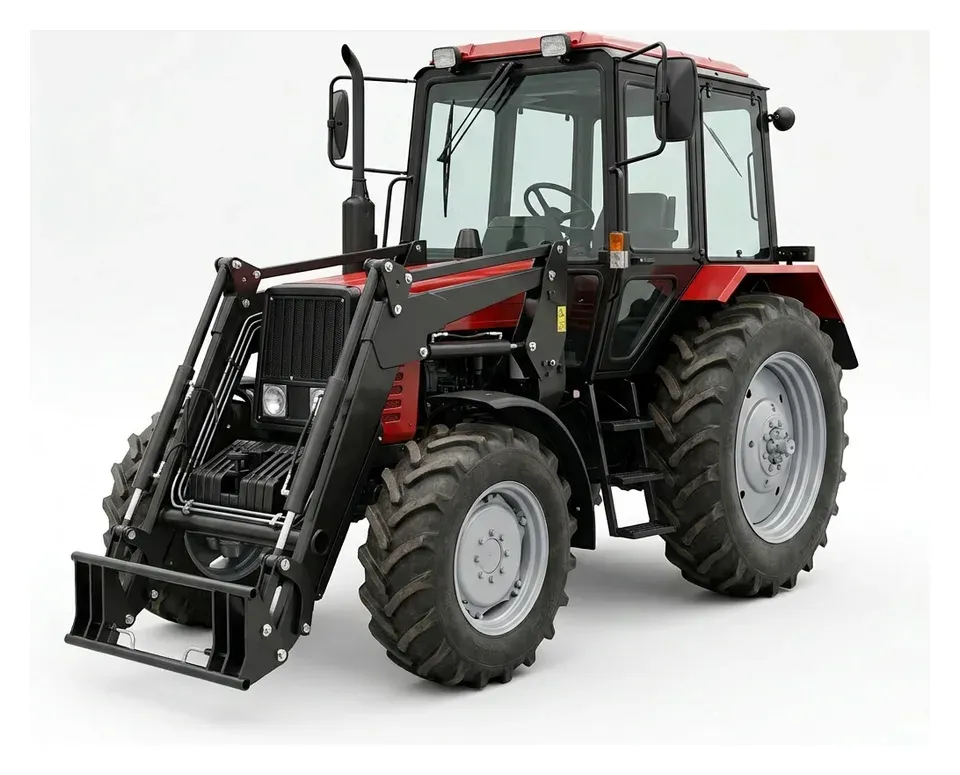 Belarus MTS 820 Traktor mit Frontlader, Land.Bau.Werk